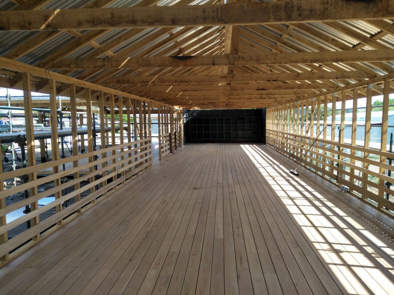 wool shed constructed by Caldwell constructions